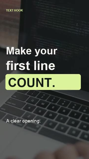 Text hooks & motion text editing demonstration